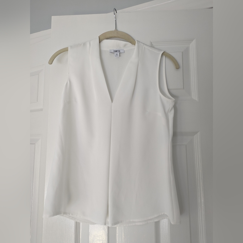 White Sleeveless Shell